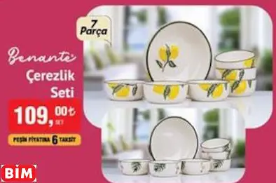 BENANTE ÇEREZLİK SETİ BENANTE ÇEREZLİK SETİ
